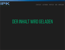 Tablet Screenshot of ipk-leipzig.de